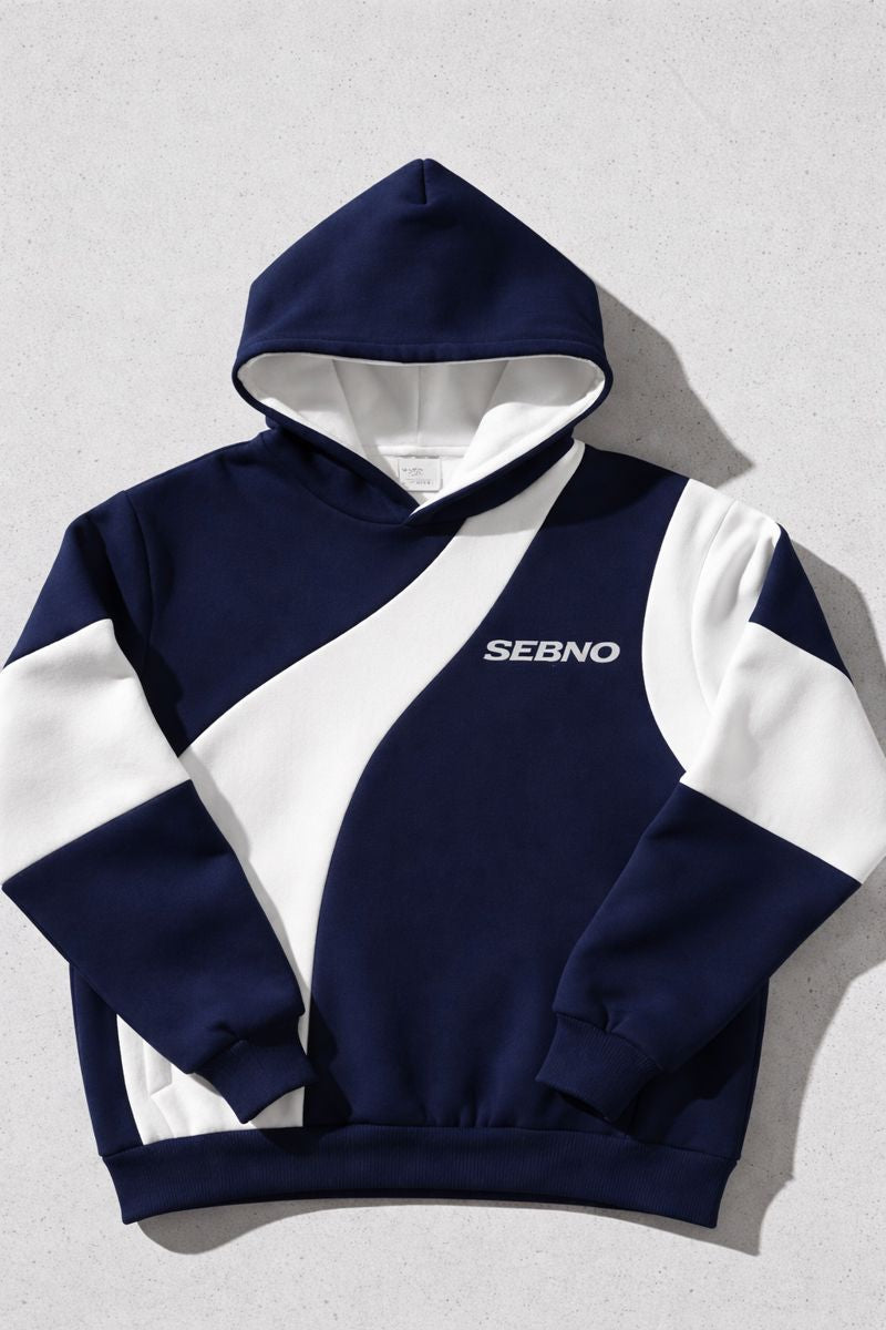 TWO-TONED HOODIE