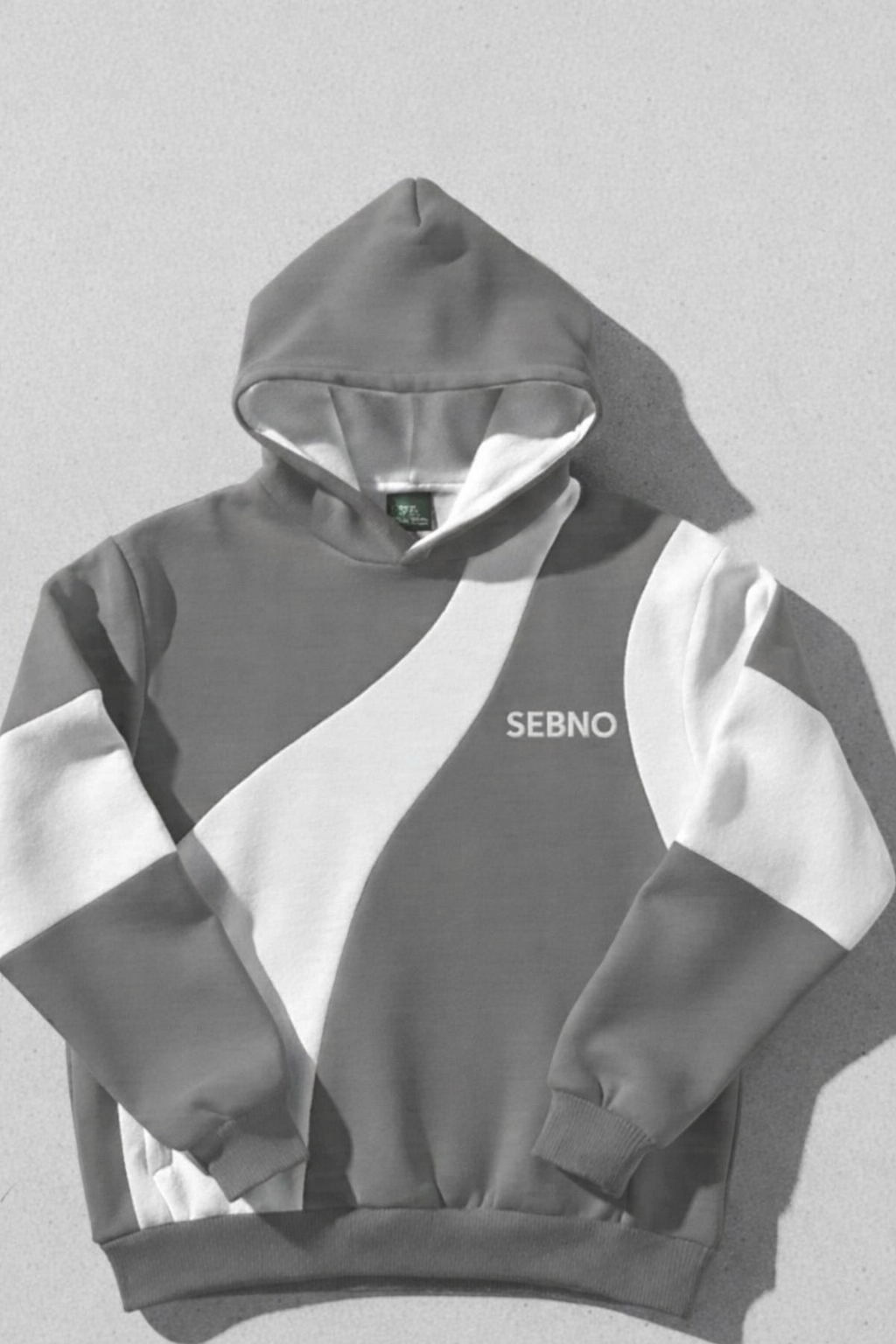 TWO-TONED HOODIE