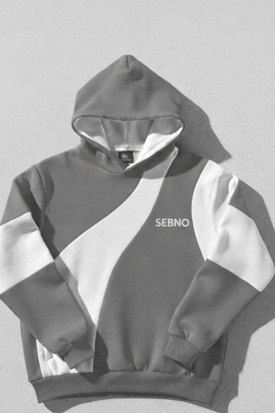 TWO-TONED HOODIE